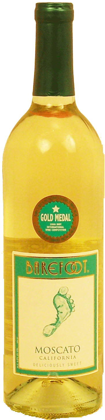 Barefoot  moscato wine of California, deliciously sweet, 9% alc. by vol. Full-Size Picture